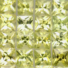 Achetez naturel ct jaune chrysobéryl gems, carré, en provenance pakistan chez gemselect. en stock, livraison internationale!