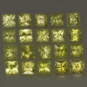Achetez naturel ct jaune chrysobéryl gems, carré, en provenance pakistan chez gemselect. en stock, livraison internationale!