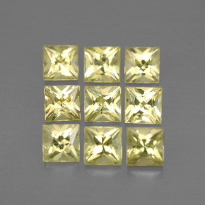 Achetez naturel ct jaune chrysobéryl gems, carré, en provenance pakistan chez gemselect. en stock, livraison internationale!
