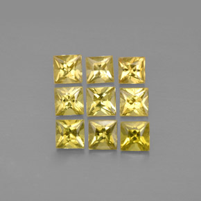 Achetez naturel ct jaune chrysobéryl gems, carré, en provenance pakistan chez gemselect. en stock, livraison internationale!