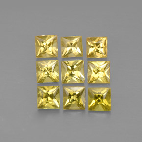 Achetez naturel ct jaune chrysobéryl gems, carré, en provenance pakistan chez gemselect. en stock, livraison internationale!