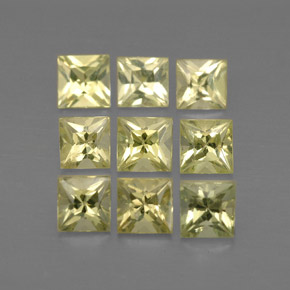 Achetez naturel ct jaune chrysobéryl gems, carré, en provenance pakistan chez gemselect. en stock, livraison internationale!