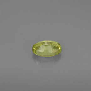 Chrysobéryl Vert Doré naturelle Coupe ovale, 0.53 ct, VVS