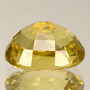 Chrysobéryl jaune naturelle coupe ovale, 2,94 ct, VVS