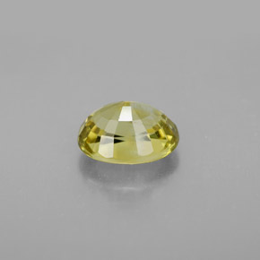 Chrysobéryl jaune naturelle coupe ovale, 1,94 ct, VS