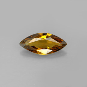 Chrysobéryl jaune naturelle marquise, 1,14 ct, VVS-VS