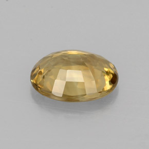 Chrysobéryl jaune naturelle coupe ovale, 1,37 ct, VVS