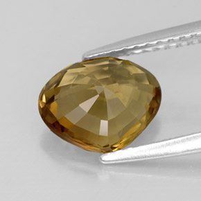 Chrysobéryl jaune naturelle en forme de poire, 2,24 ct, VVS-VS