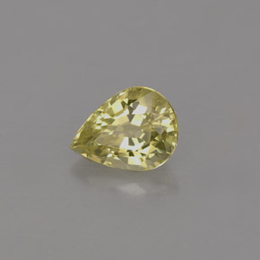 Chrysobéryl vert naturelle en forme de poire, 0,68 ct, IF