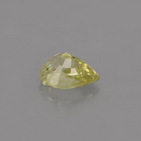Chrysobéryl vert naturelle en forme de poire, 0,68 ct, IF