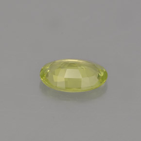 Chrysobéryl vert naturelle coupe ovale, 0,69 ct, VVS-VS