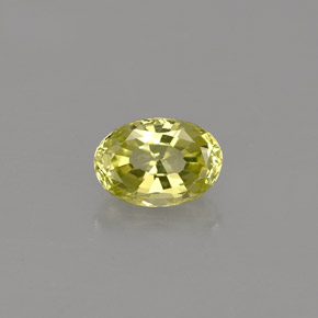 Chrysobéryl vert naturelle coupe ovale, 0,58 ct, IF