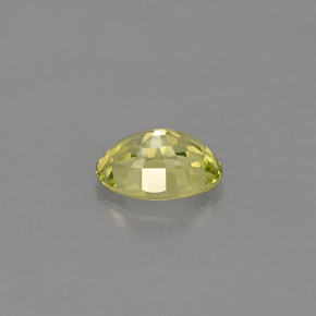 Chrysobéryl vert naturelle coupe ovale, 0,58 ct, IF