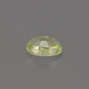 Chrysobéryl vert naturelle coupe ovale, 0,61 ct, VVS