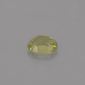 Chrysobéryl vert naturelle coupe ovale, 0,48 ct, VVS-VS