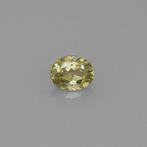Chrysobéryl vert naturelle coupe ovale, 0,44 ct, VVS-VS