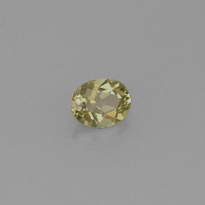 Chrysobéryl vert naturelle coupe ovale, 0,44 ct, VVS-VS