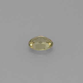 Chrysobéryl vert naturelle coupe ovale, 0,44 ct, VVS-VS