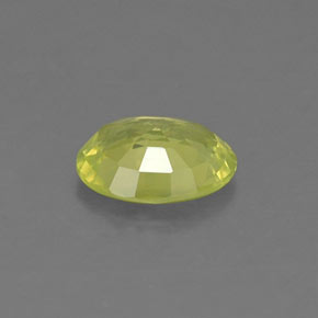 Chrysobéryl vert naturelle coupe ovale, 0,79 ct, VS