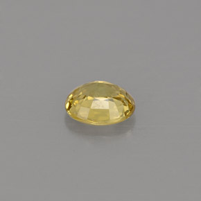 Chrysobéryl jaune naturelle coupe ovale, 0,71 ct, VVS-VS