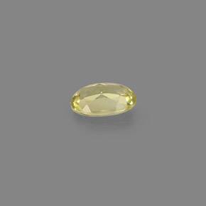 Chrysobéryl jaune naturelle coupe ovale, 0,52 ct, VVS