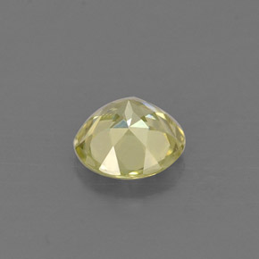 Chrysobéryl jaune naturelle coupe roude, 0,68 ct, VVS