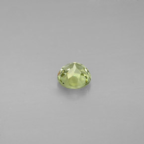 Chrysobéryl vert naturelle coupe roude, 0,58 ct, VVS
