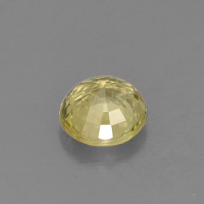 Chrysobéryl Jaune naturelle Coupe roude, 0.74 ct, VVS-VS