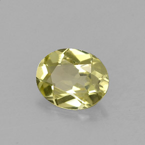 Chrysobéryl vert naturelle coupe ovale, 0,66 ct, VVS