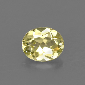 Chrysobéryl vert naturelle coupe ovale, 0,69 ct, VVS