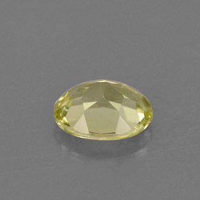 Chrysobéryl vert naturelle coupe ovale, 0,69 ct, VVS