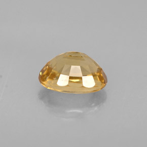 Chrysobéryl jaune naturelle coupe ovale, 0,90 ct, VVS