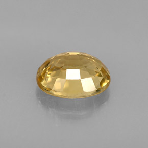 Chrysobéryl jaune naturelle coupe ovale, 0,98 ct, VS