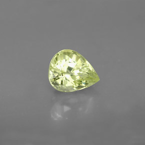 Chrysobéryl vert naturelle en forme de poire, 1,46 ct, VVS-VS