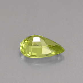 Chrysobéryl vert naturelle en forme de poire, 1,07 ct, VVS-VS