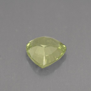Chrysobéryl vert naturelle trillion, 1,04 ct, VVS-VS