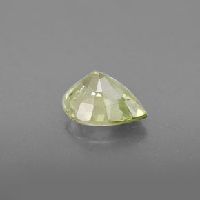 Chrysobéryl vert naturelle en forme de poire, 1,50 ct, VVS