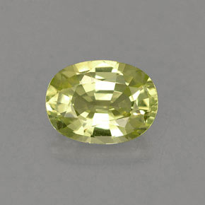 Chrysobéryl or naturelle coupe ovale, 1,40 ct, VVS-VS