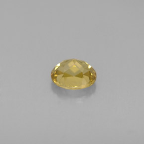 Chrysobéryl jaune naturelle coupe ovale, 0,70 ct, VVS-VS