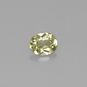 Chrysobéryl vert naturelle coupe ovale, 0,52 ct, VS
