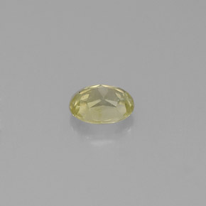 Chrysobéryl vert naturelle coupe ovale, 0,53 ct, VS
