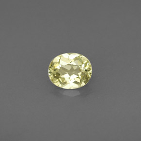 Chrysobéryl jaune naturelle coupe ovale, 0,45 ct, VS