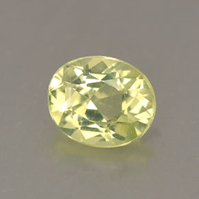 Chrysobéryl vert naturelle coupe ovale, 0,42 ct, VS
