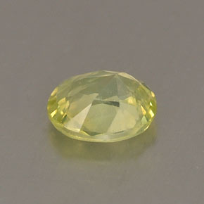 Chrysobéryl vert naturelle coupe ovale, 0,42 ct, VS