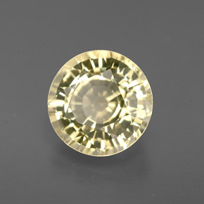 Chrysobéryl Jaune naturelle Coupe roude, 1.59 ct, VVS-VS