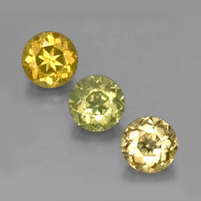 Achetez naturel ct vert chrysobéryl gems, coupe roude, en provenance sri lanka (ceylan) chez gemselect. en stock, livraison internationale!
