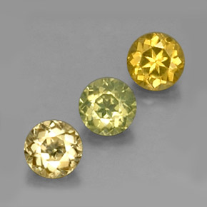 Achetez naturel ct vert chrysobéryl gems, coupe roude, en provenance sri lanka (ceylan) chez gemselect. en stock, livraison internationale!