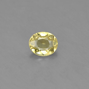 Chrysobéryl vert naturelle coupe ovale, 0,56 ct, VS