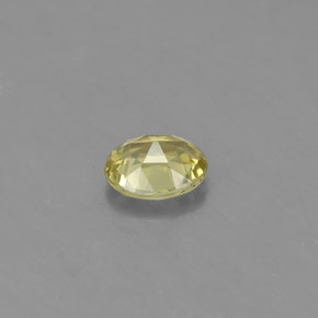 Chrysobéryl vert naturelle coupe ovale, 0,56 ct, VS