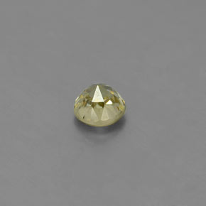 Chrysobéryl vert naturelle coupe roude, 0,53 ct, VS